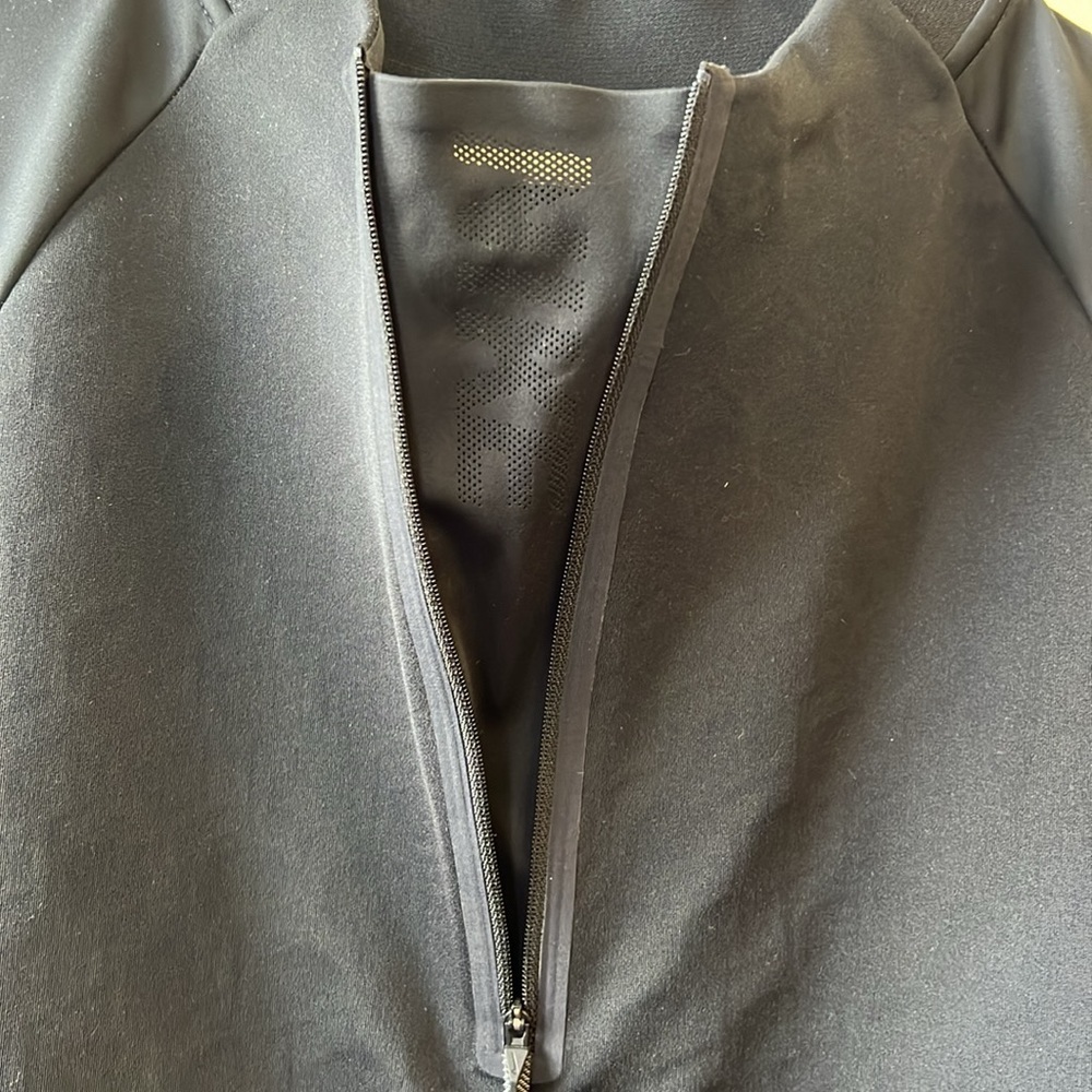 NIKE THERMA SPHERE DRI-FIT REPEL BLACK HALF ZIP ATHLETIC JACKET SIZE LARGE - Picture 3 of 5